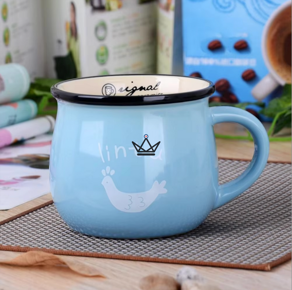 Mug vintage en céramique - RIGNAL - - Mug - Cadeau, Noël, Anniversaire, Original, Fête des pères, fête des mères - Atelier Atypique