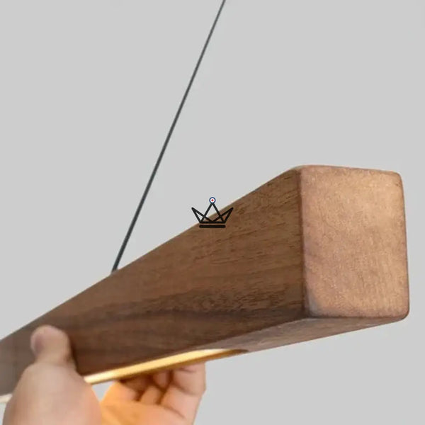 Lampe Suspendue LED en Bois Massif - Rhythm Nordic - - luminaire - Cadeau, Noël, Anniversaire, Original, Fête des pères, fête des mères - Atelier Atypique