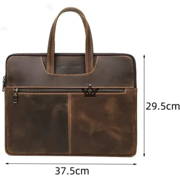 Sacoche de travail personnalisable en cuir — Voyageur Edison, Default Title