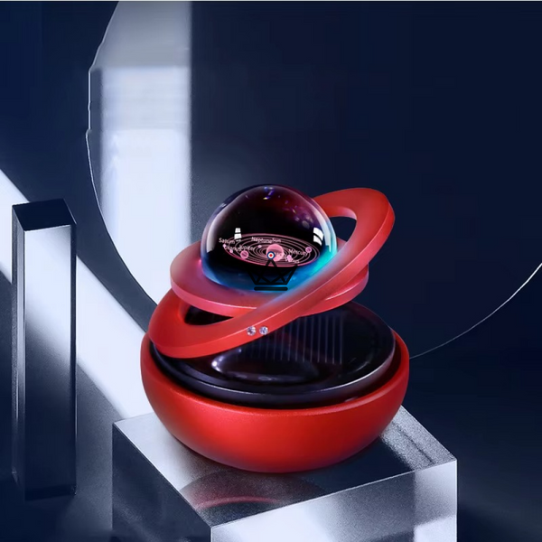 Solar-powered magnetic solar system, rotating rings - HELIA