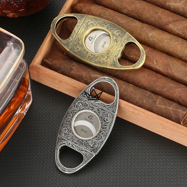 Pack Prestige Briquet et Coupe-Cigare - Héritage Edition - - Briquet - Cadeau, Noël, Anniversaire, Original, Fête des pères, fête des mères - Atelier Atypique