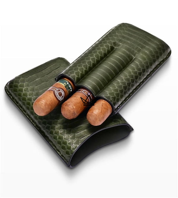 Etui à cigare en cuir - AURELIUS - - etui cigare - Cadeau, Noël, Anniversaire, Original - Atelier Atypique