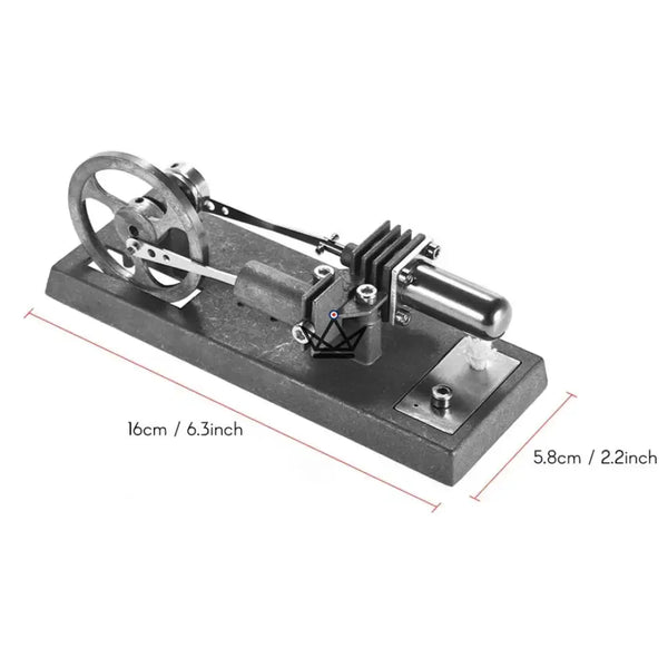 Moteur Stirling | Expérience éducative - Kit à Monter DIY - - DIY - Cadeau, Noël, Anniversaire, Original, Fête des pères, fête des mères - Atelier Atypique