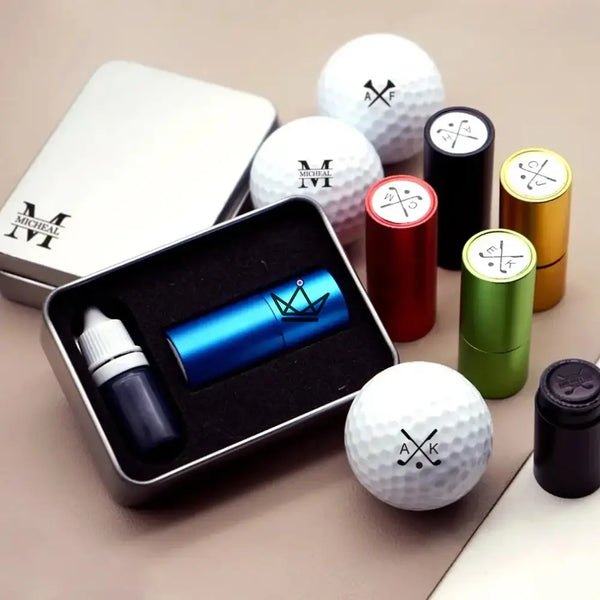 Tampon pour balles de golf personnalisable, monogramme ou logo — PAR – 6/19