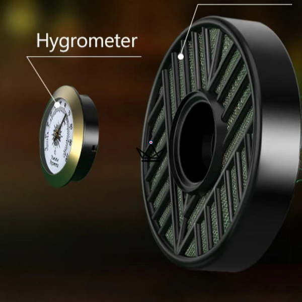 Humidificateur avec Hygromètre Intégré - Oasis Vortex - - humidificateur - Cadeau, Noël, Anniversaire, Original, Fête des pères, fête des mères - Atelier Atypique