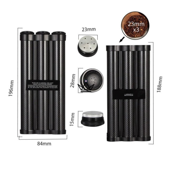 Étui à Cigares en Fibre de Carbone — CARBONITE – 10/11