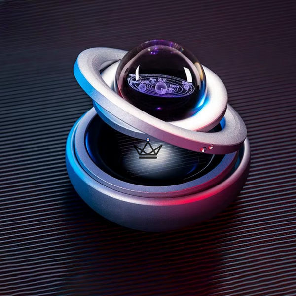 Solar-powered magnetic solar system, rotating rings - HELIA