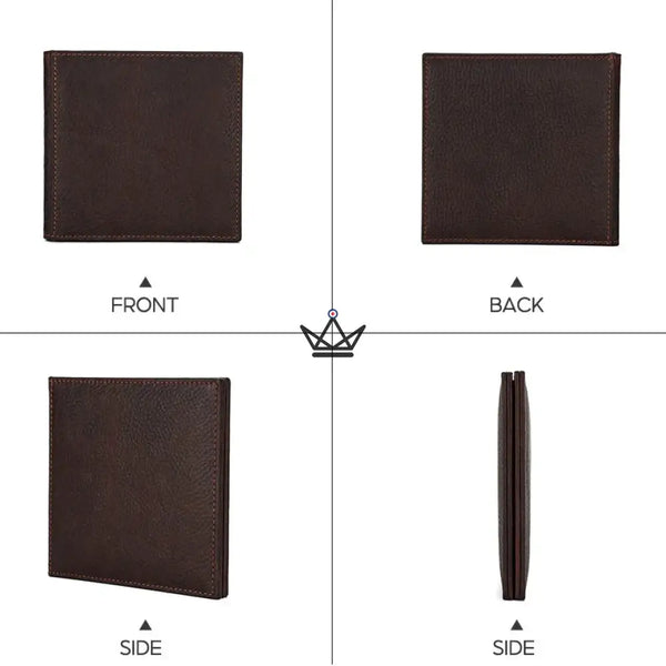 Cadre photo double pliant en cuir personnalisable — Voyageur SOUVENIR – 7/9