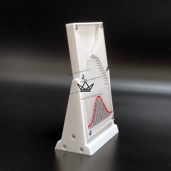Galton board normal distribution, mathematical desk object - QUINCUNX
