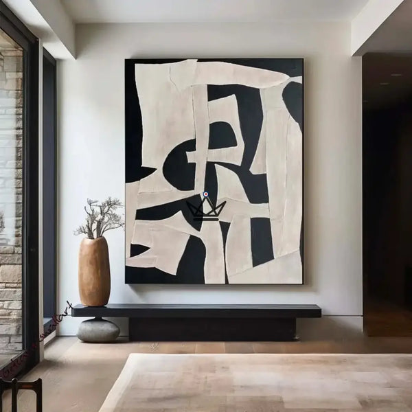 Peinture à l'huile sur toile XXL - Rythmes Modernes - - toile - Cadeau, Noël, Anniversaire, Original, Fête des pères, fête des mères - Atelier Atypique