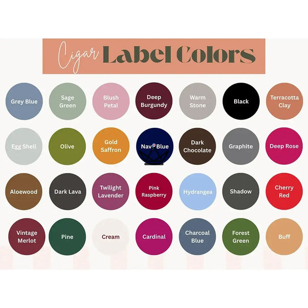 Bagues de cigare personnalisables témoins du marié, 28 couleurs — TÉMOIN – 2/9