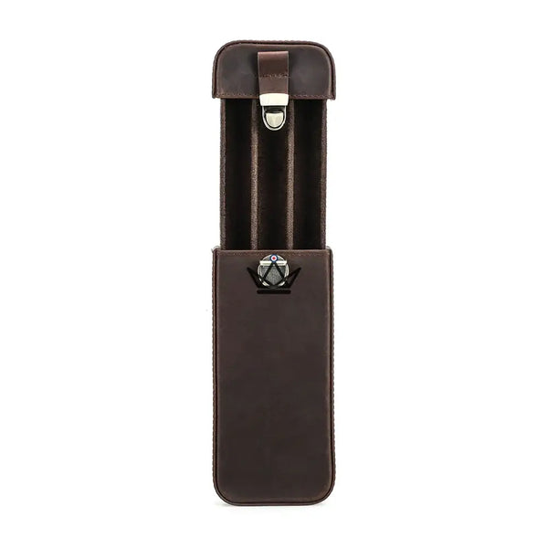 Étui à cigares en cuir personnalisable - Voyageur Slice - - etui cigare personnalisable - Cadeau, Noël, Anniversaire, Original - Atelier Atypique