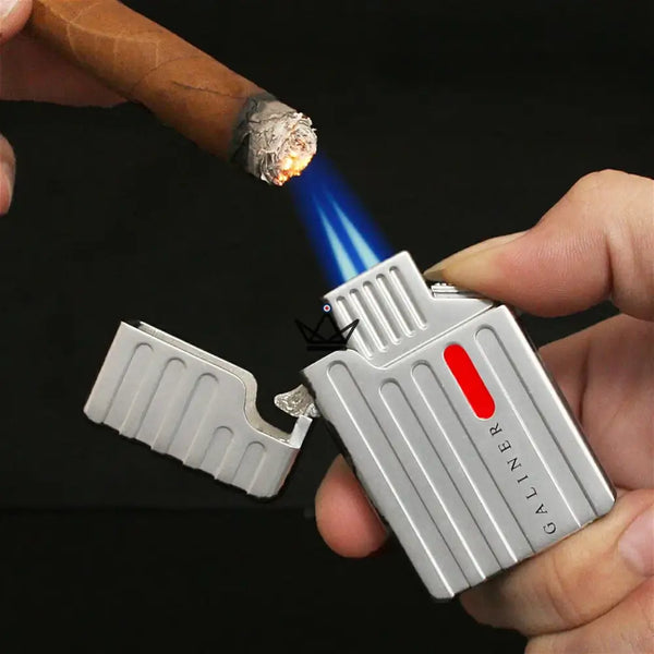 Pack briquet torche et Coupe-cigare - Ignition Pro - - coffret cigare - Cadeau, Noël, Anniversaire, Original - Atelier Atypique
