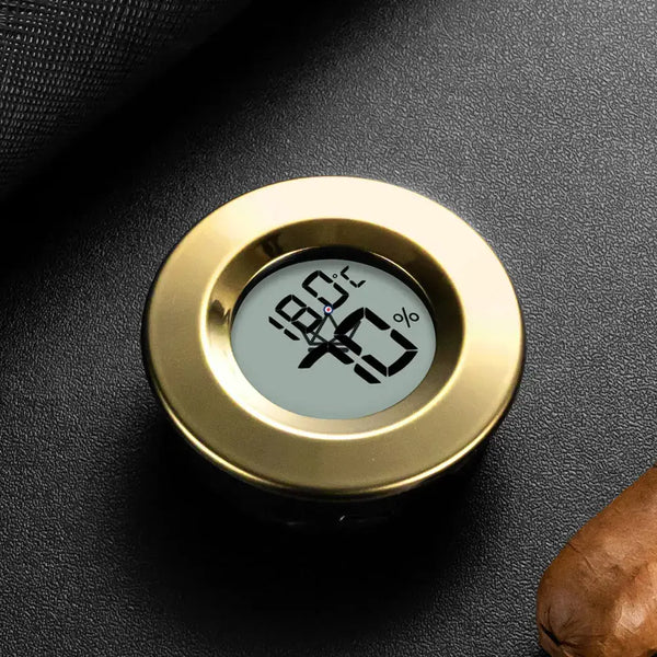 Hygromètre électronique pour Cigares - EliteGuard - - hygrometre - Cadeau, Noël, Anniversaire, Original, Fête des pères, fête des mères - Atelier Atypique