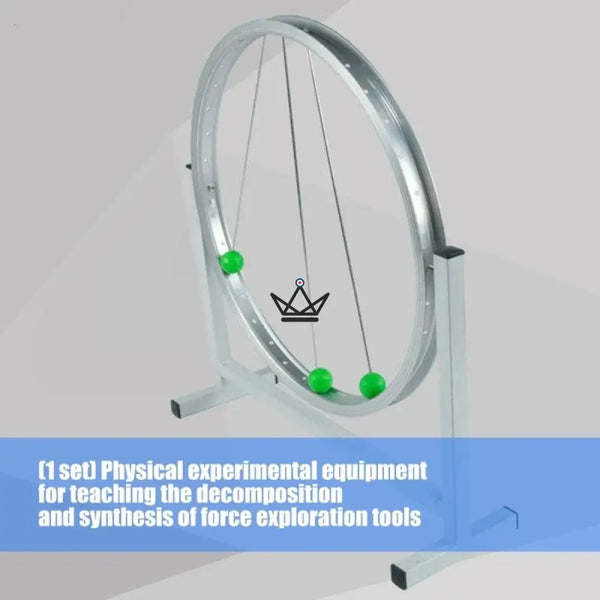 Force decomposition and composition demonstrator, ring - EQUILIBRA