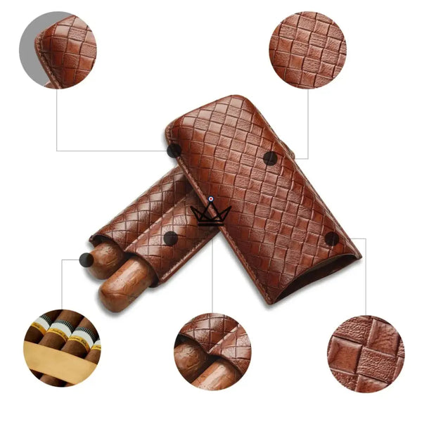 Etui à cigare en cuir — GRID Explorer – 4/5