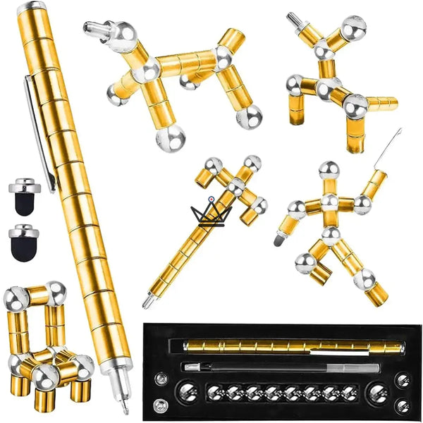 Stylo Aimanté Multifonctions – Créativité et Anti-Stress - - stylo - Cadeau, Noël, Anniversaire, Original, Fête des pères, fête des mères - Atelier Atypique