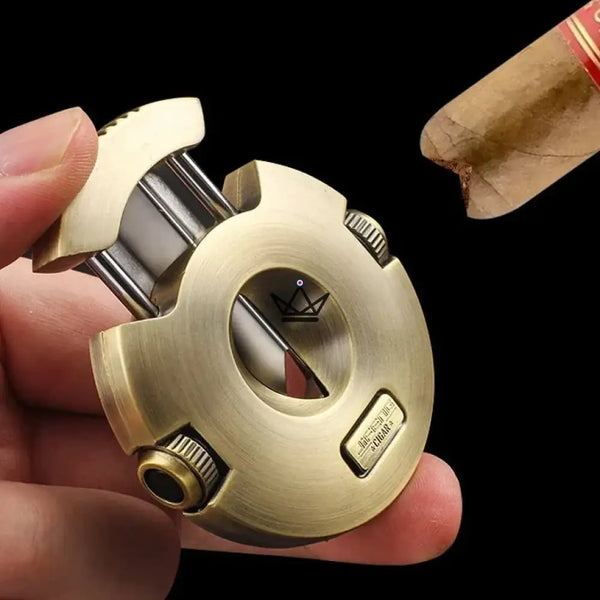 Coupe-Cigare Circulaire - Modern Edition - - coupe cigare - Cadeau, Noël, Anniversaire, Original, Fête des pères, fête des mères - Atelier Atypique
