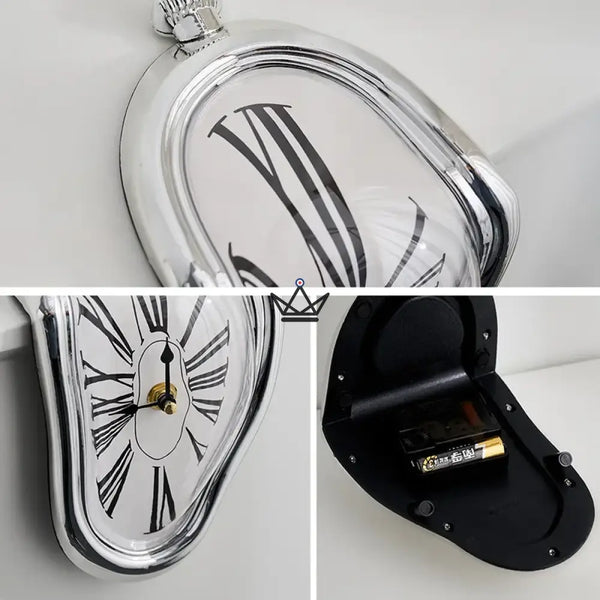 Horloge Design Montre Molle – Inspiration Salvador Dali - - montre - Cadeau, Noël, Anniversaire, Original, Fête des pères, fête des mères - Atelier Atypique