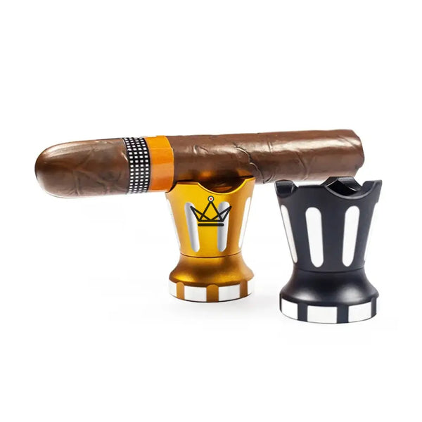 Repose-cigare couronne 2 en 1 avec emporte-pièce — COURONNE – 8/14