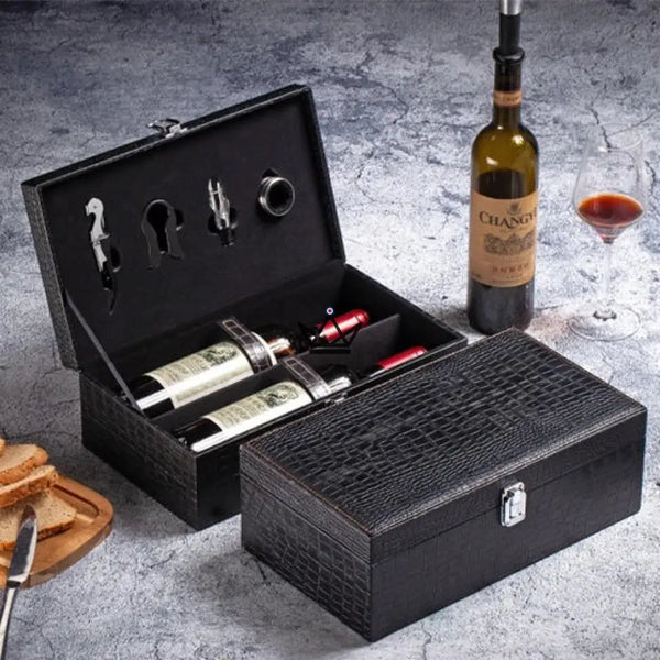 Coffret 2 bouteilles de vin avec accessoires de sommelier — SOMMELIER – 9/13