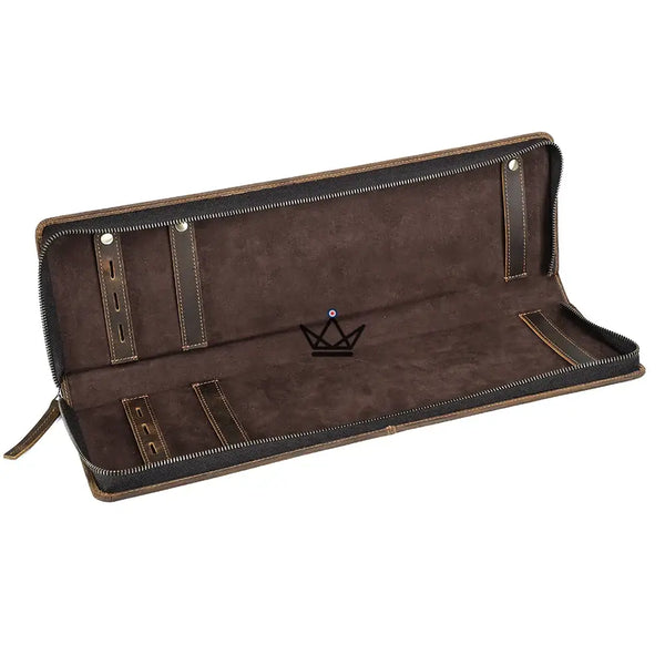 Personalisierbares Krawattenetui aus Leder - Voyageur Windsor – 11/11