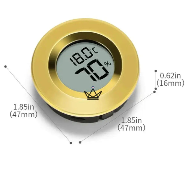 Hygromètre électronique pour Cigares - EliteGuard - - hygrometre - Cadeau, Noël, Anniversaire, Original, Fête des pères, fête des mères - Atelier Atypique