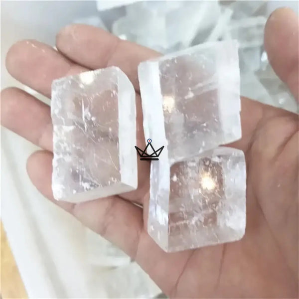 Minéraux bruts à collectionner, pack de 4 pierres au choix ou sachet 100 g — LITHOS, Sachet 100 g / Calcite optique