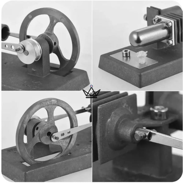 Moteur Stirling | Expérience éducative - Kit à Monter DIY - - DIY - Cadeau, Noël, Anniversaire, Original, Fête des pères, fête des mères - Atelier Atypique