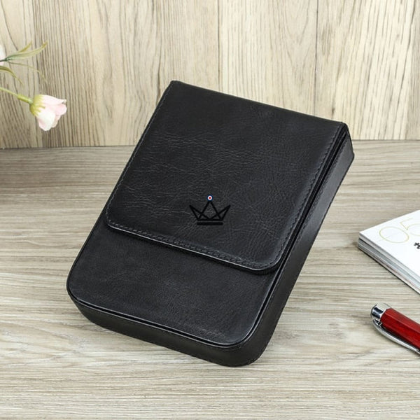 Etui en cuir de luxe pour stylo plume - Magnus (personnalisable) - - etui stylo personnalisable - Cadeau, Noël, Anniversaire, Original - Atelier Atypique