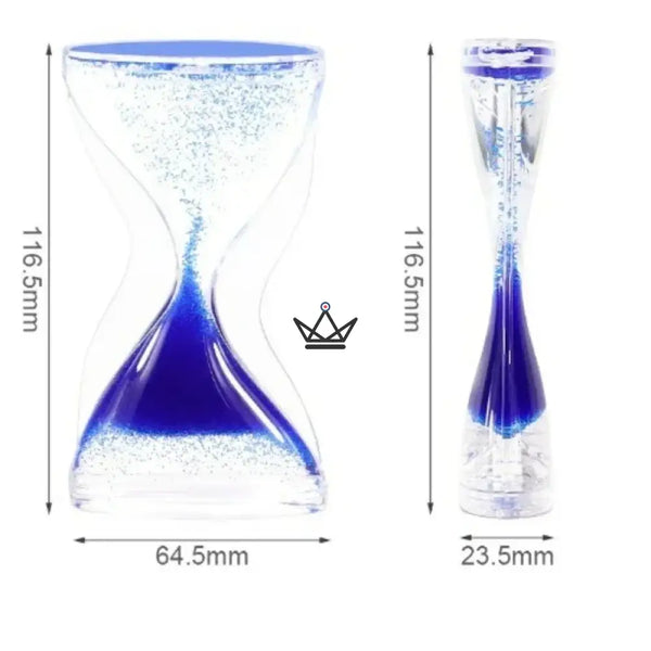 Sablier liquide goutte à goutte, minuteur à huile anti-stress — PLUVIA – 6/9