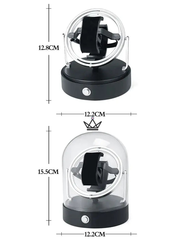 Remontoir 1 montre sous cloche à anneaux gyroscopiques — ASTROLABE – 8/11