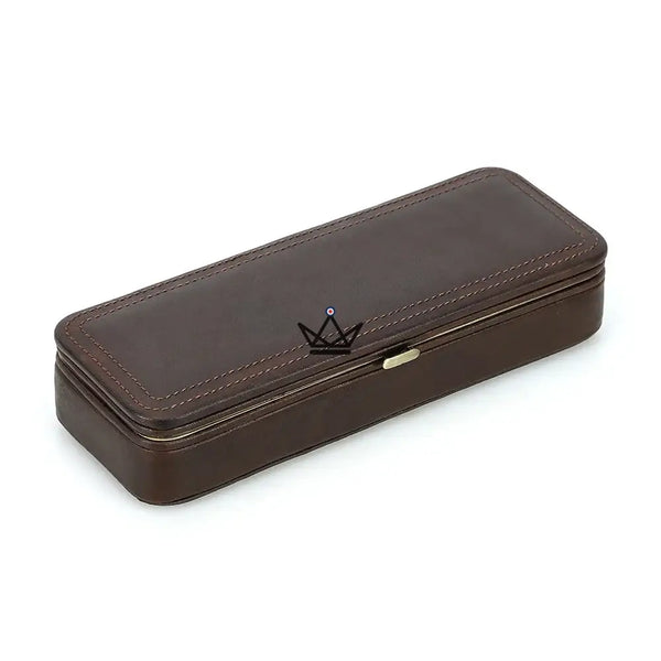 Étui 2 cigares en cuir personnalisable avec fermoir — Voyageur ÉCRIN – 9/12
