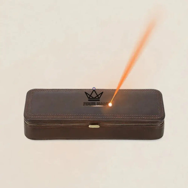 Étui 2 cigares en cuir personnalisable avec fermoir — Voyageur ÉCRIN – 5/12