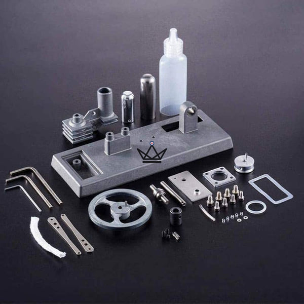 Moteur Stirling | Expérience éducative - Kit à Monter DIY - - DIY - Cadeau, Noël, Anniversaire, Original, Fête des pères, fête des mères - Atelier Atypique