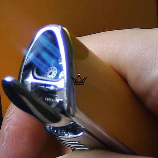 HOUDINI — Triple-torch refillable butane lighter with integrated punch – 2/9