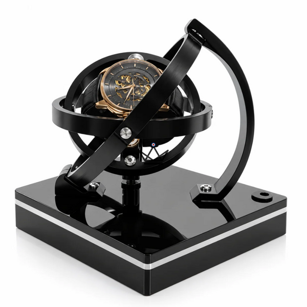 GYROSCOPICA Automatic Watch Winder — 360° Gyroscopic Rotation, 3h/9h, Men & Women – 4/9