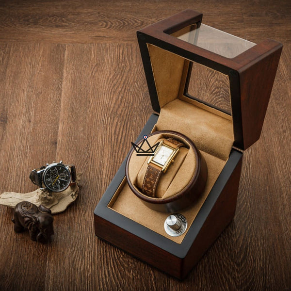 Remontoir Montre Automatique RUSTIC HERITAGE — Bois Raffiné, 3 Configurations, 5 Modes, Rustic Heritage 1