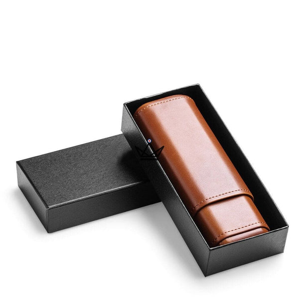 Etui 2 ou 3 cigares - DAMAS WOOD - - Etui à cigare - Cadeau, Noël, Anniversaire, Original - Atelier Atypique
