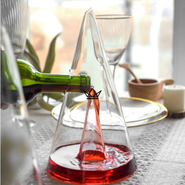 Carafe à vin / décanteur Pyramide - YUCATAN - - carafe à decanter - Cadeau, Noël, Anniversaire, Original - Atelier Atypique