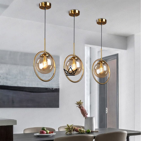 Luminaire design Nordic - World Circle - - luminaire - Cadeau, Noël, Anniversaire, Original - Atelier Atypique