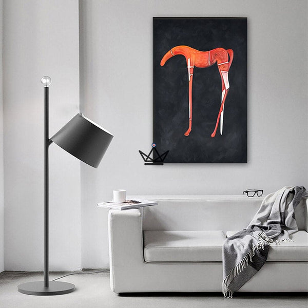 Peinture à l'huile sur toile XXL - Équilibre Animal - - toile - Cadeau, Noël, Anniversaire, Original - Atelier Atypique