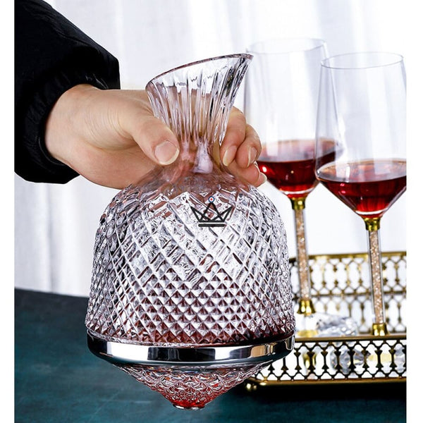 Carafe rotative à décanter le vin - KingWine Luxe - - carafe à decanter - Cadeau, Noël, Anniversaire, Original Atelier Atypique