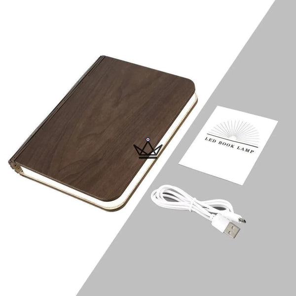 Livre lampe en bois - Atelier Atypique