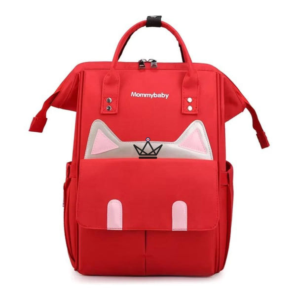 sac de maternité à langer liste de naissance bebe nouveau né chaton rouge