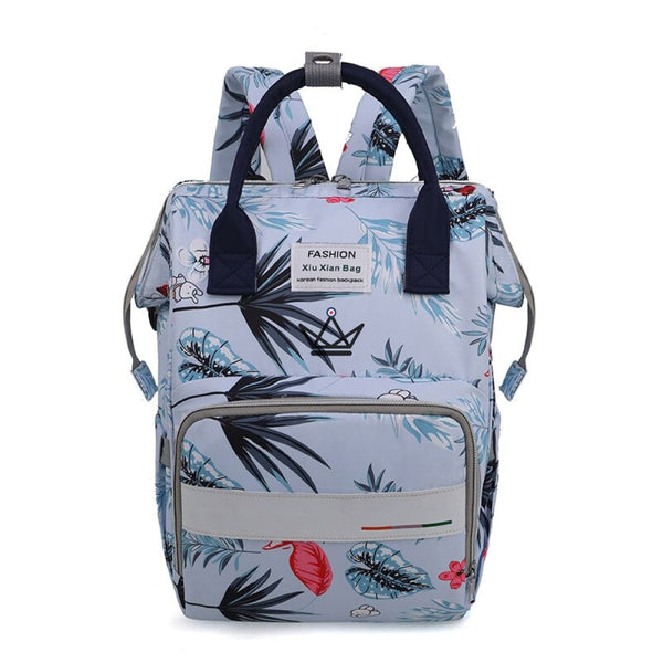 Sac à dos de maternité - FLORES sac à langer fille garcon bebe liste naissance cadeau bebe jungle