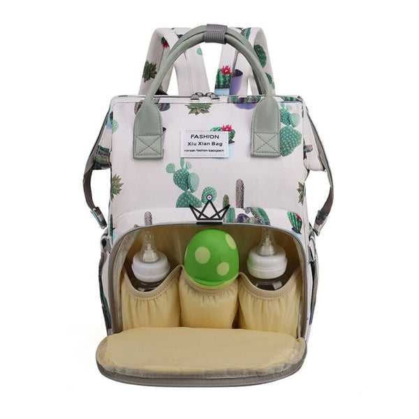Sac à dos de maternité - FLORES sac à langer fille garcon bebe liste naissance cadeau bebe