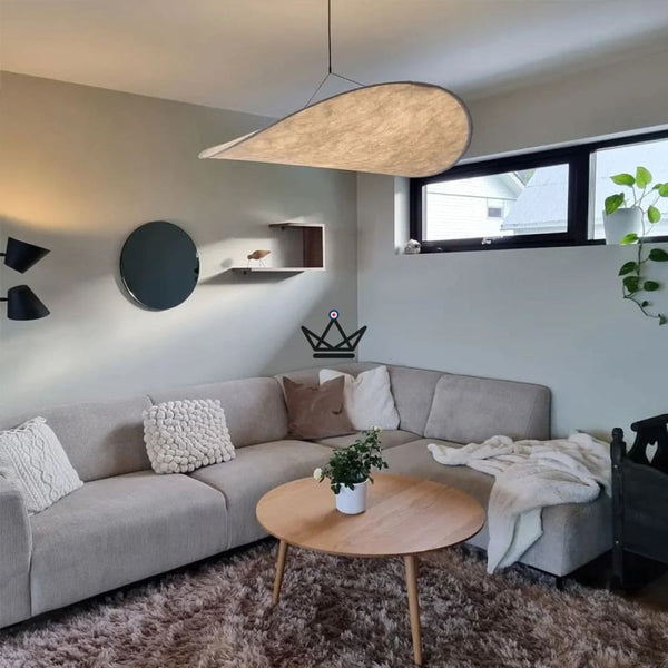 Lustre suspension - Tyvek Tense - - luminaire - Cadeau, Noël, Anniversaire, Original - Atelier Atypique