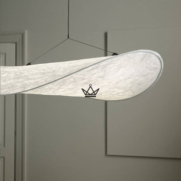 Lustre suspension - Tyvek Tense - - luminaire - Cadeau, Noël, Anniversaire, Original - Atelier Atypique