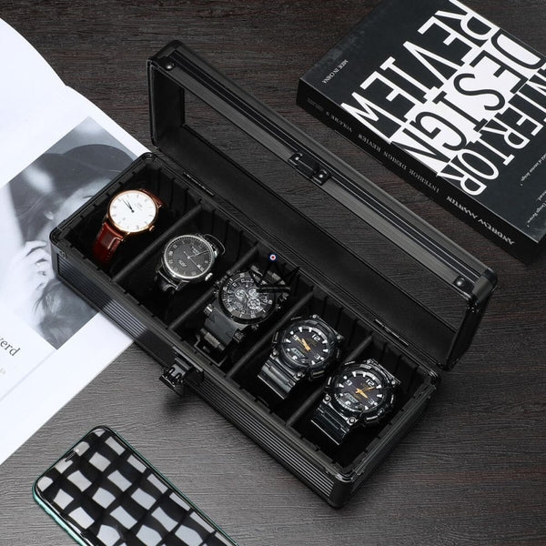 Coffret de rangement pour montre de luxe - Ordo Tempus - - Remontoirs - Cadeau, Noël, Anniversaire, Original - Atelier Atypique